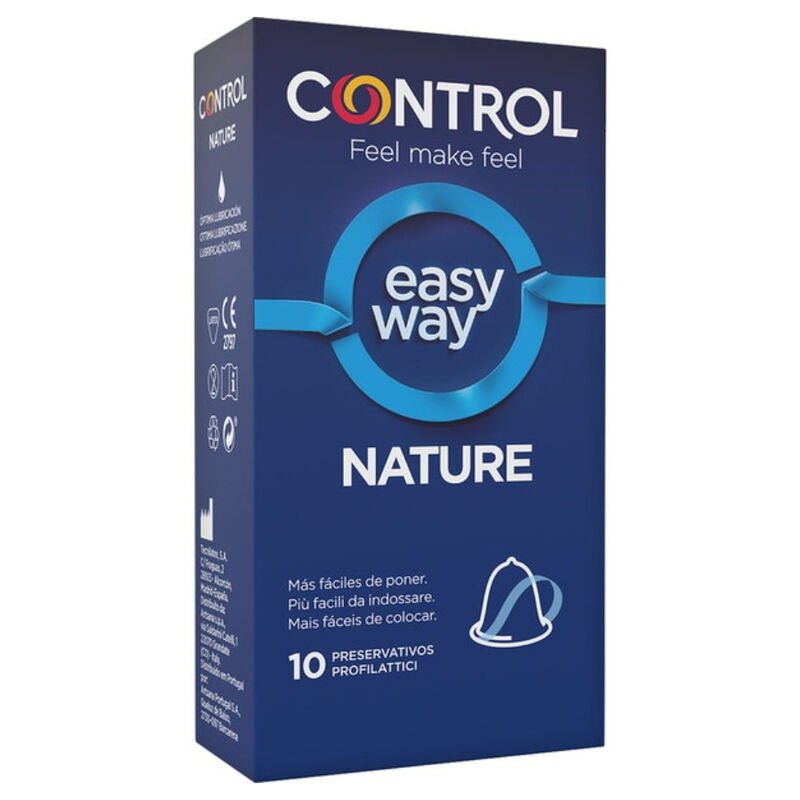 Control Nature Easy Way Preservativos 10 Unidades - Látex Natural con Aplicador