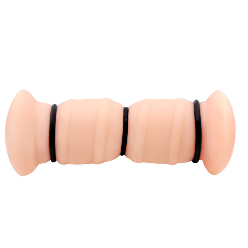 CRAZY BULL Emma - Masturbador Realista Doble Vagina con Vibración