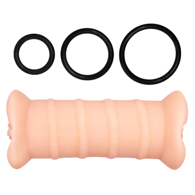 CRAZY BULL Emma - Masturbador Realista Doble Vagina con Vibración