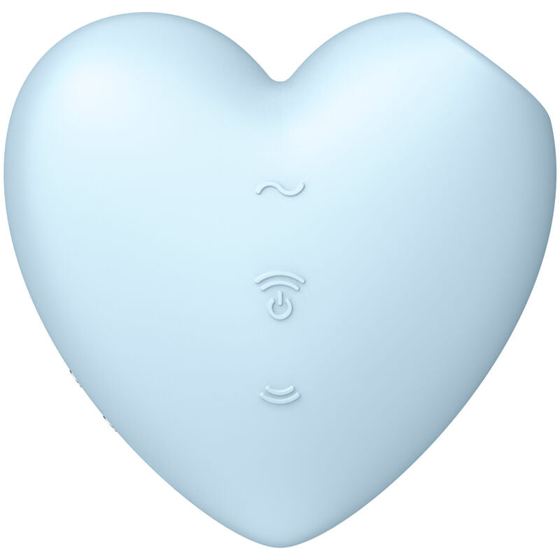 Satisfyer Cutie Heart - Vibrador con Ondas de Presión Impermeable IPX7
