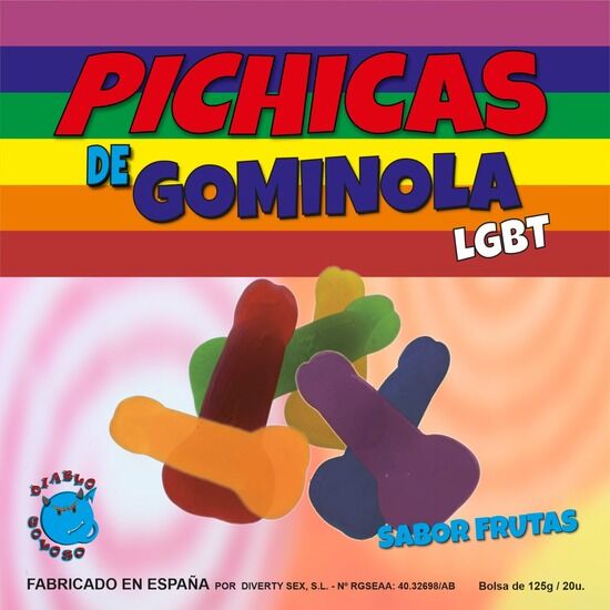 Pride Gummy Penis Fruits - Caramelos de Goma LGBT