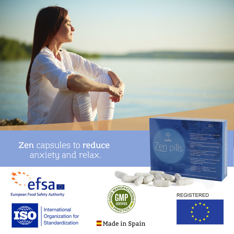 500 Cosmetics Zen Pills - Cápsulas para Reducir Ansiedad
