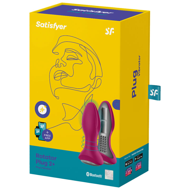 Satisfyer Rotator Plug 2 Connect - Vibrador Anal Bluetooth con App