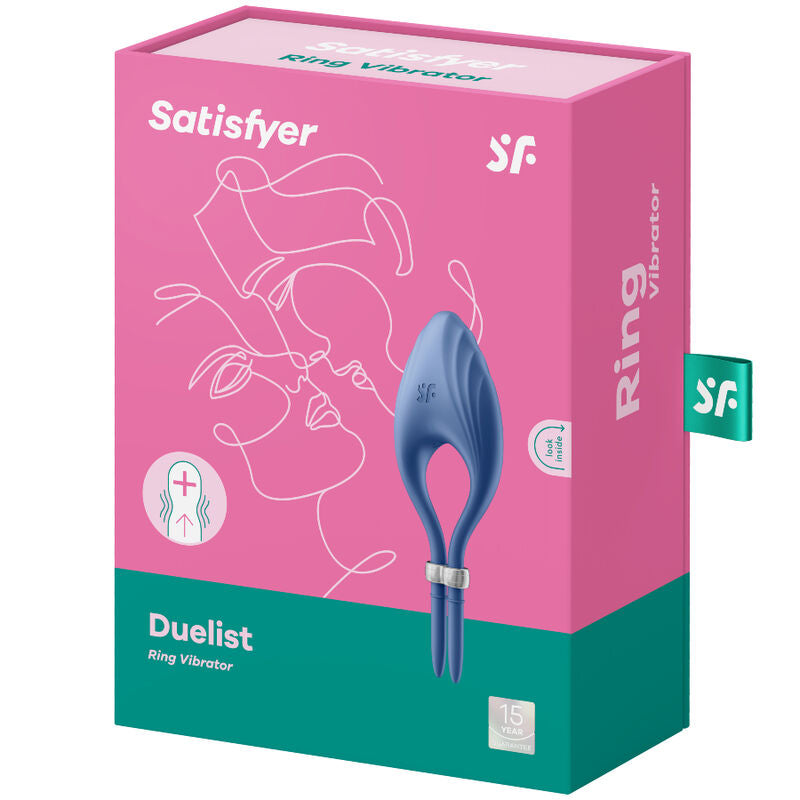 Satisfyer Duelist Ring Vibrator Blue - Anillo Vibrador