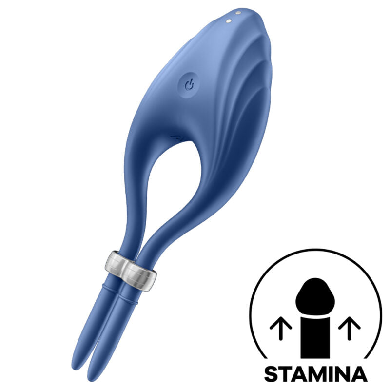 Satisfyer Duelist Ring Vibrator Blue - Anillo Vibrador
