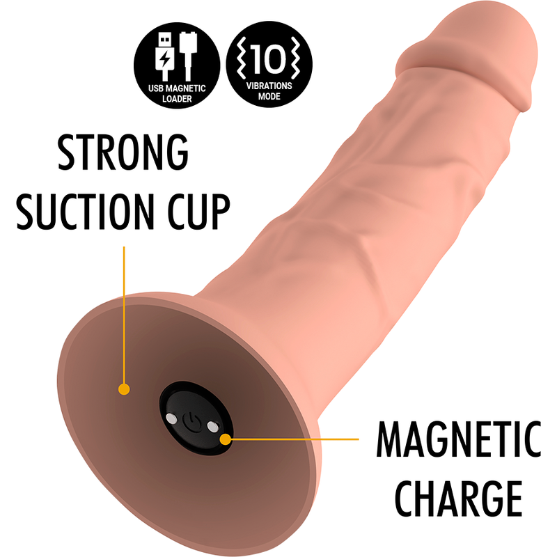 Mythology Asher Original Dildo S - Compatible WatchMe Wireless