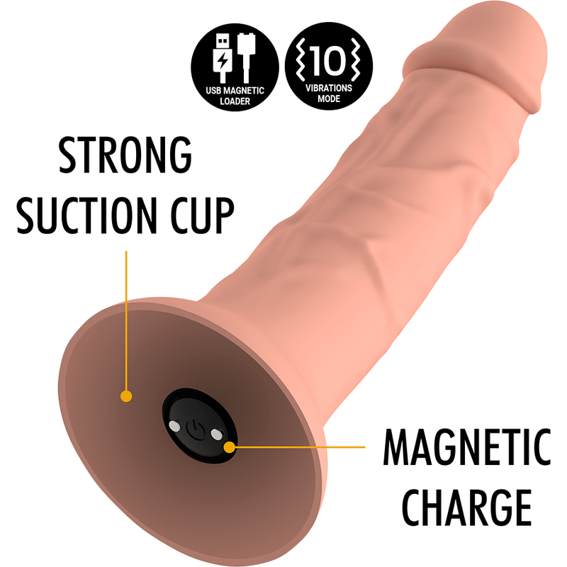 Mythology Asher Original Dildo M - Compatible WatchMe Wireless