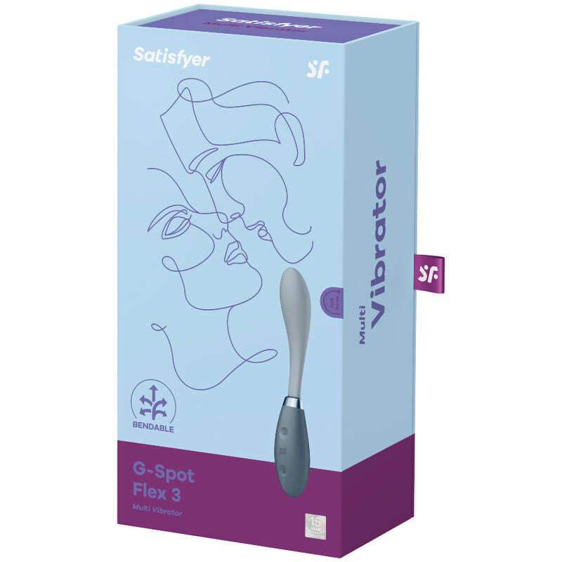 Satisfyer G-Spot Flex 3 Multi Vibrator Gris