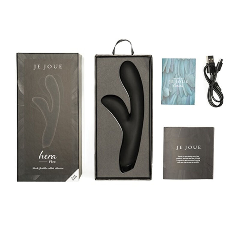 Je Joue Hera Flex Rabbit Vibrator Negro
