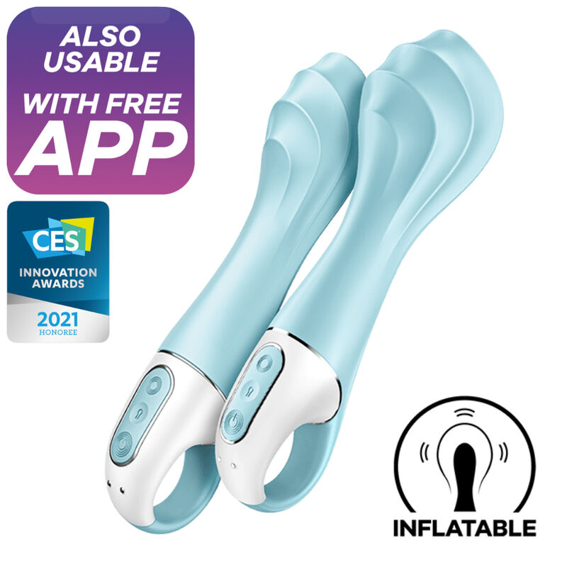 Satisfyer Air Pump Vibrator 5+ - Estimulador Inflable con App