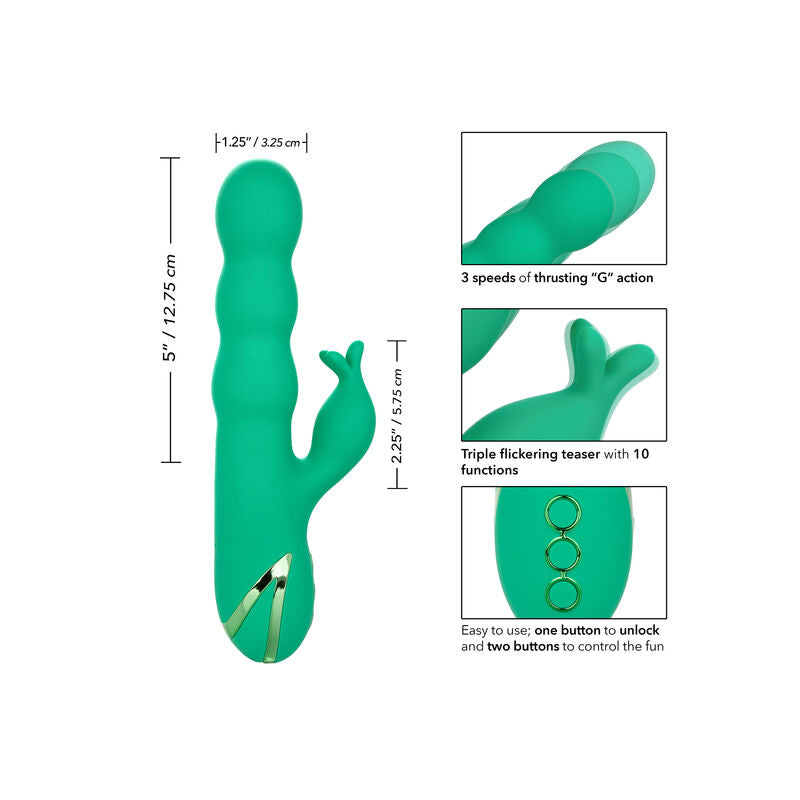 CalExotics Sonoma Satisfier Green - Vibrador