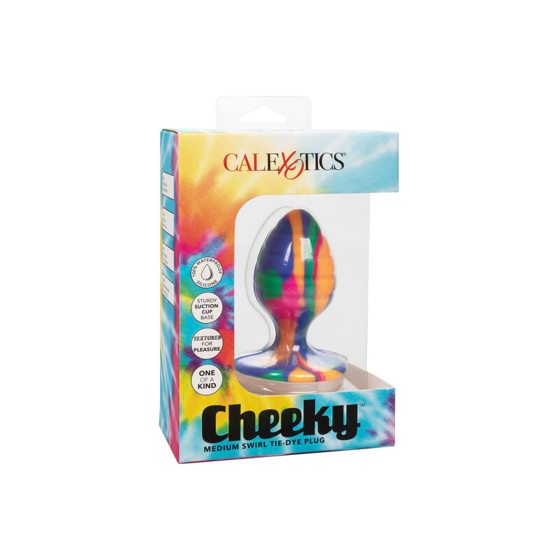 Cheeky Medium Swirl Anal Plug - Silicona Flexible CalExotics