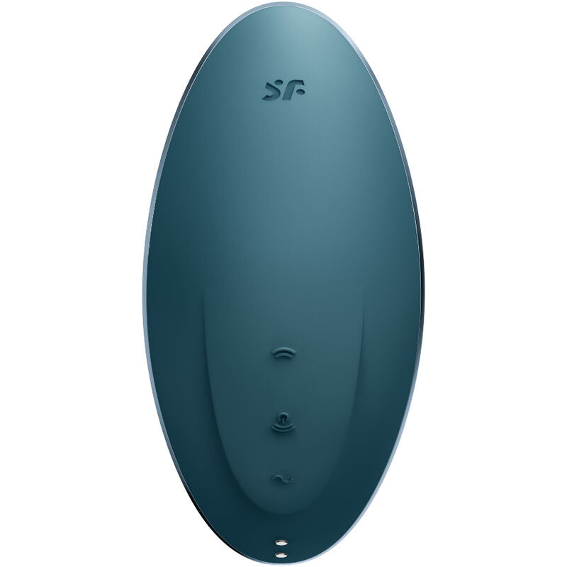 Satisfyer Vulva Lover 1 - Estimulador de Aire Pulsante y Vibrador Azul