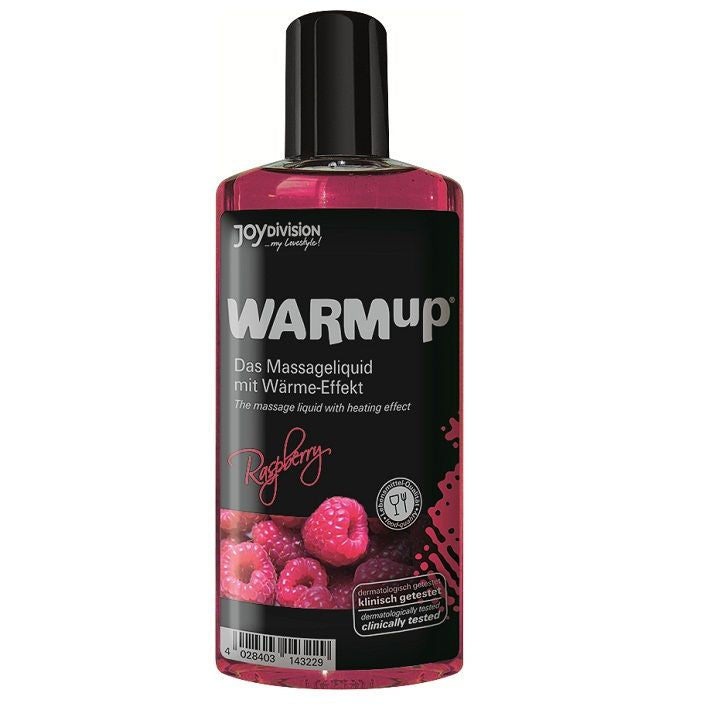 Joydivision Warmup Oil Frambuesa - Aceite de Masaje Aromatizado