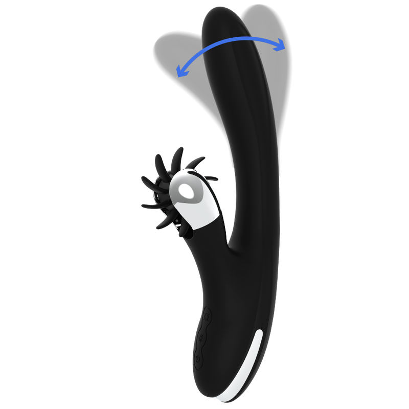 BLACK&SILVER Bunny Grimm Wave Function - Vibrador Rotatorio