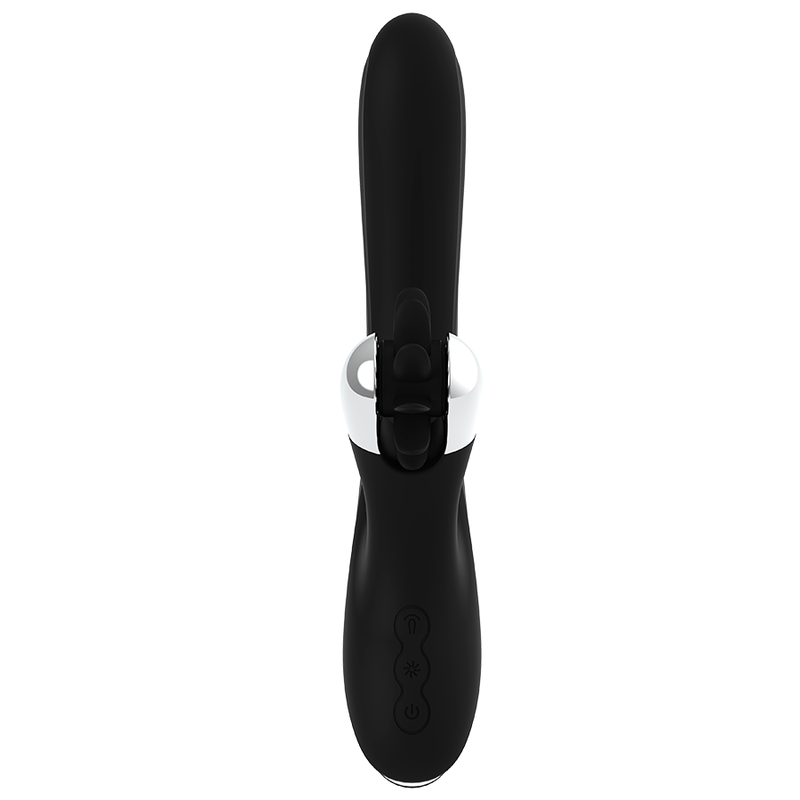 Black&Silver Bunny Johnny - Vibrador Rotativo