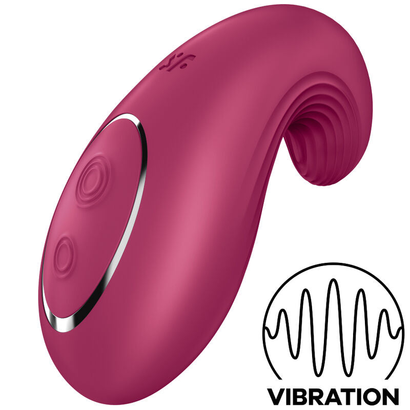 Satisfyer Dipping Delight Lay-On Vibrator Rojo