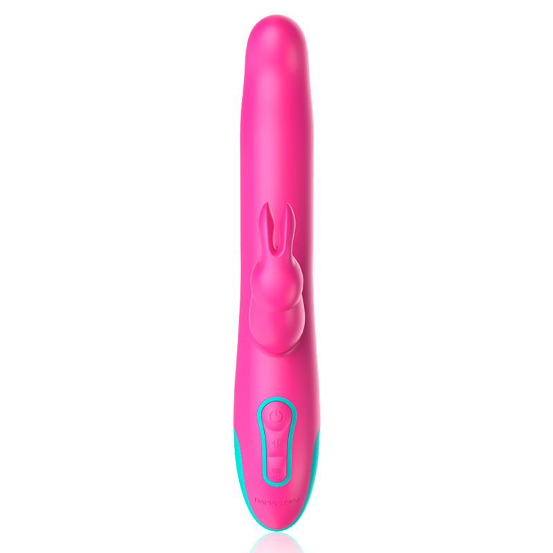 Happy Loky Pluto Rabbit Vibrator & Rotator con Control Remoto WatchMe