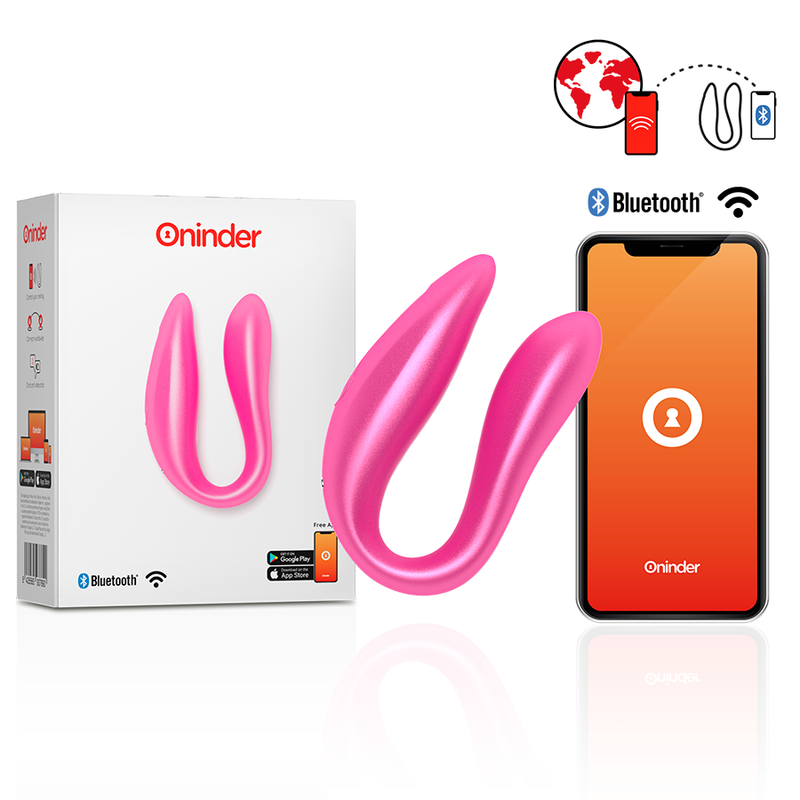 Oninder Lisboa Pink - Estimulador G-Point y Clítoris con App