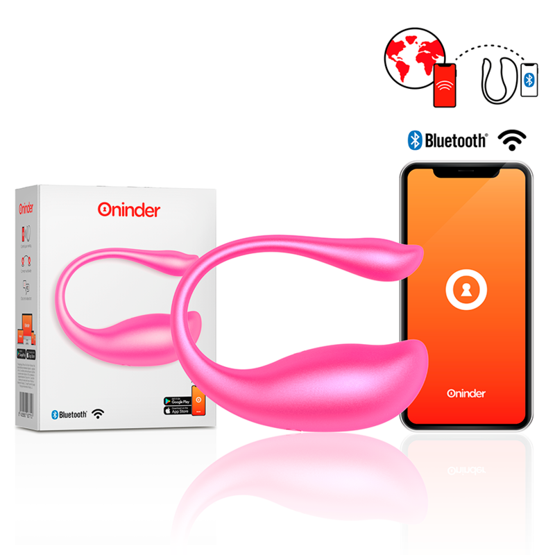 Oninder Nairobi Vibrationsei Rosa con App de Control Remoto
