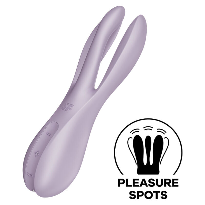 Satisfyer Threesome 2 Vibrator - Estimulador Violet