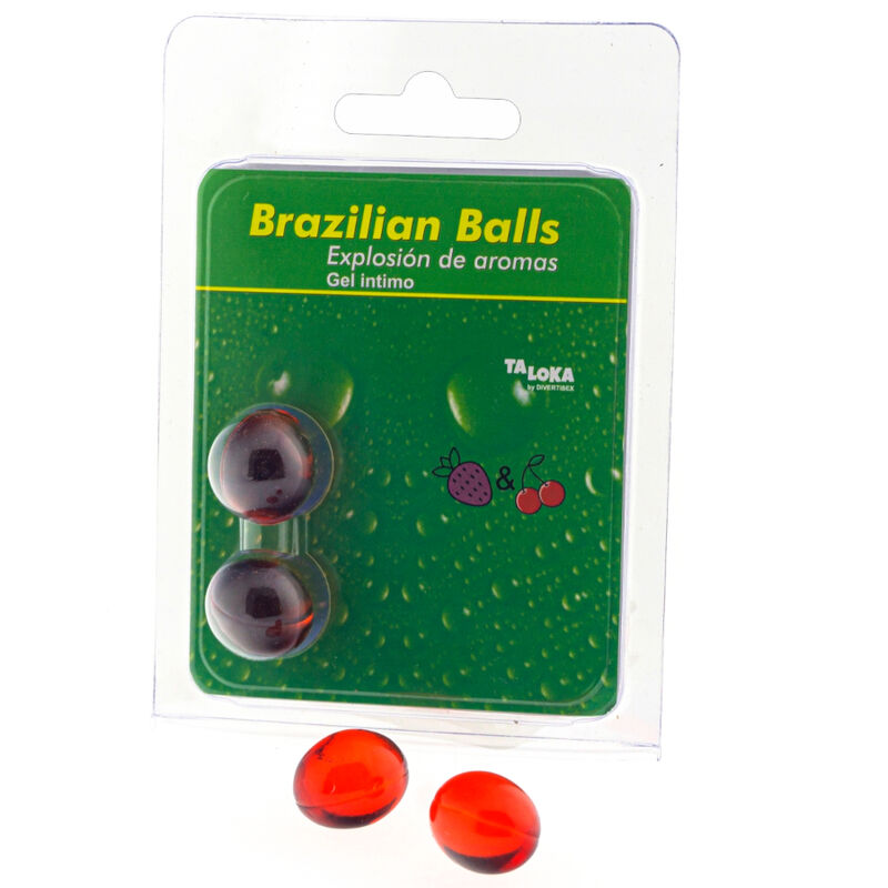 Brazilian Balls Explosion de Aromas Gel Íntimo Fresa y Cereza