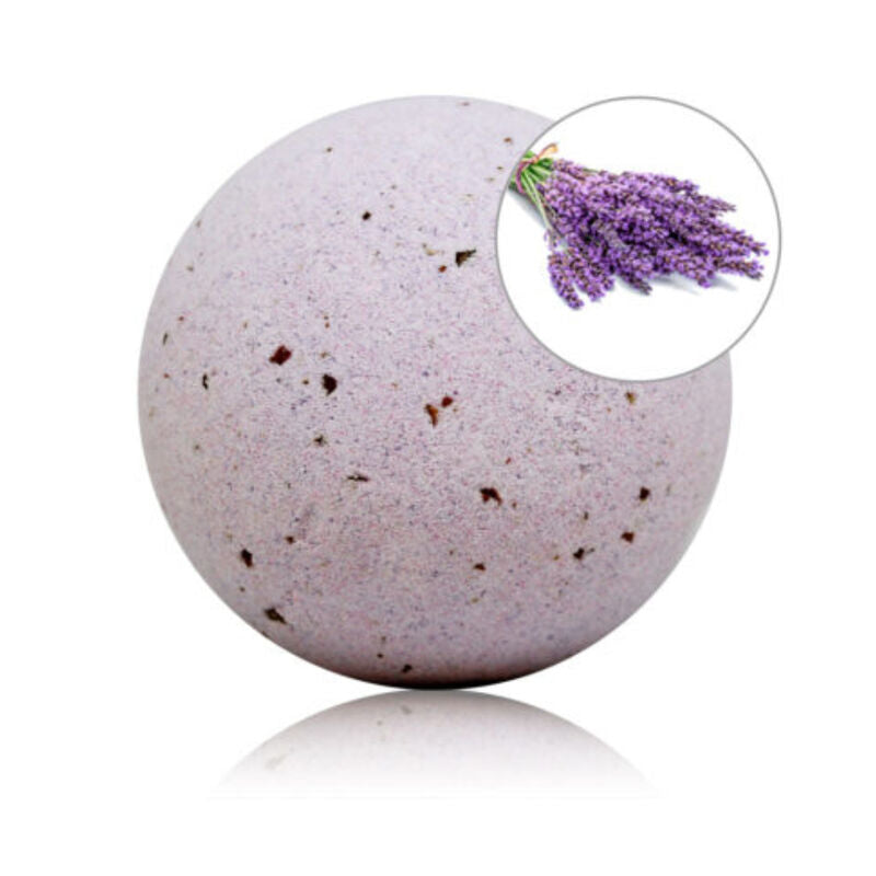 Bomba de Baño Lavanda con Pétalos de Rosa TALOKA