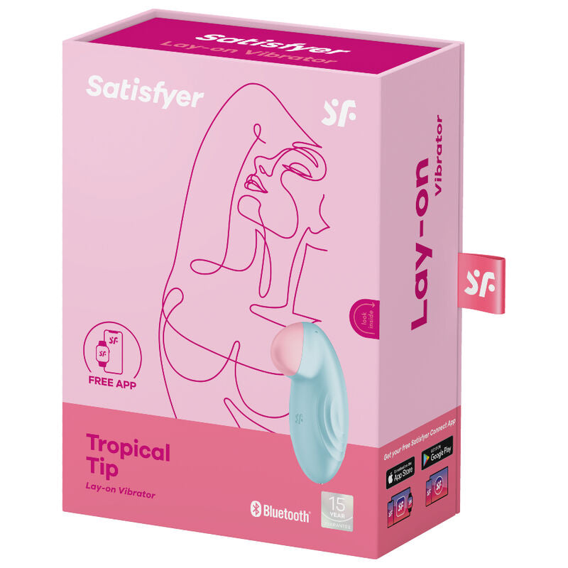 Satisfyer Tropical Tip Lay-On Vibrator Blue