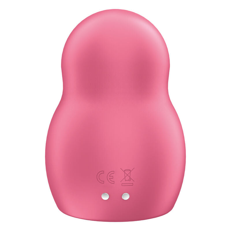Satisfyer Pro To Go 1 - Estimulador de Aire Pulsado y Vibrador Rojo