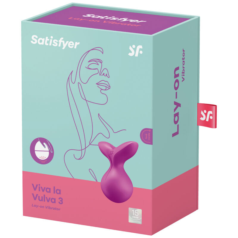 Satisfyer Viva la Vulva 3 Lay-On Vibrator Violet