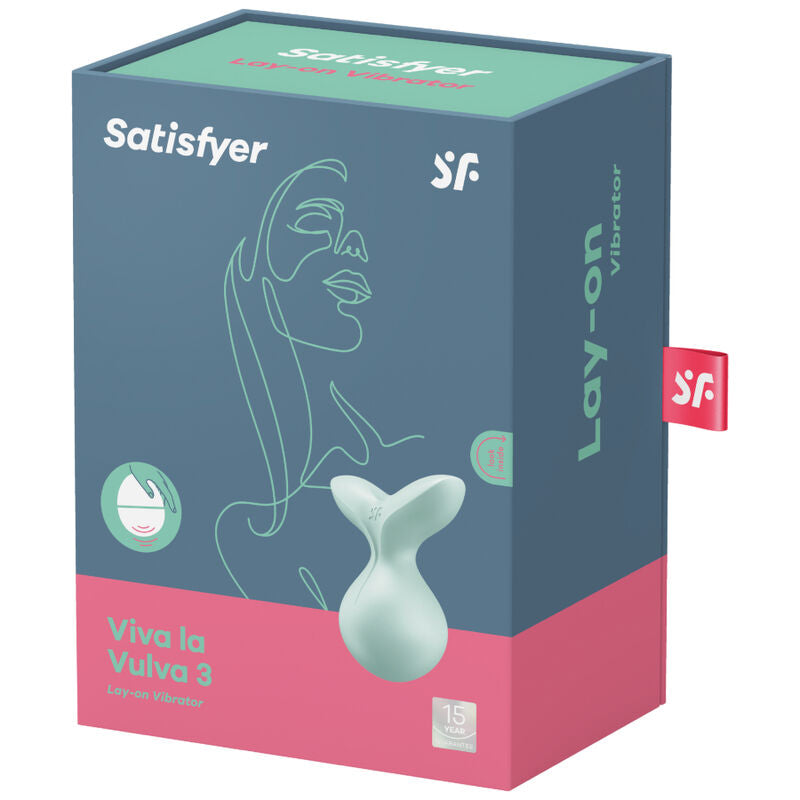 Satisfyer Viva la Vulva 3 Lay-On Vibrator Verde