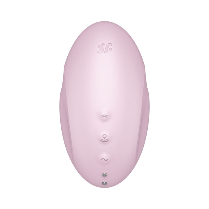 Satisfyer Vulva Lover 3 - Estimulador de Aire Pulsante y Vibrador Rosa