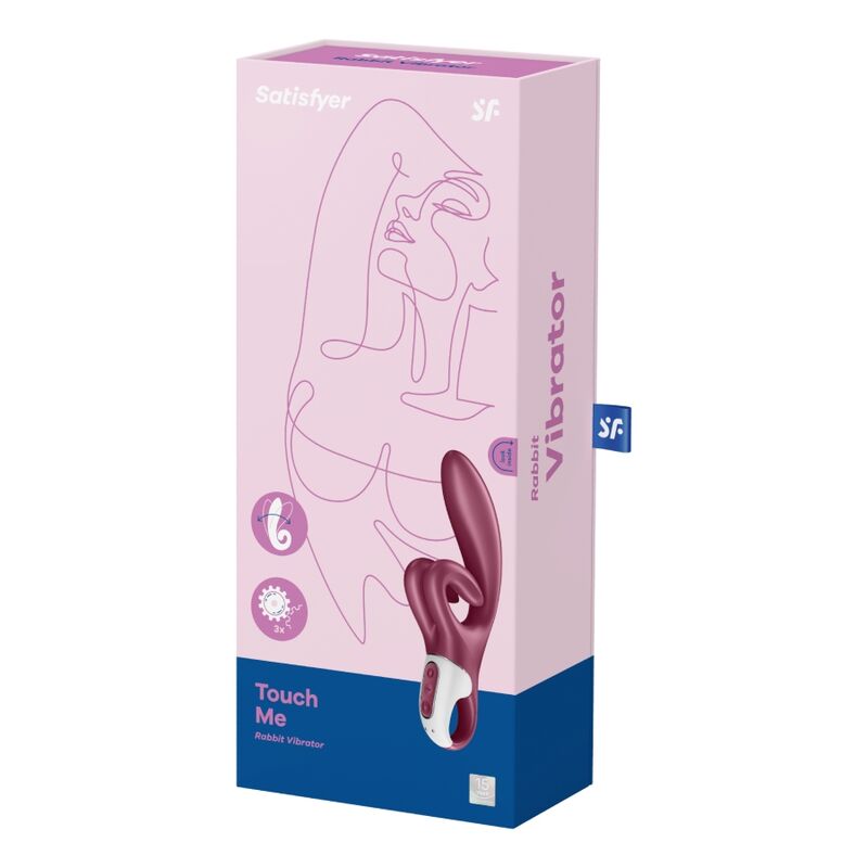 Satisfyer Touch Me Rabbit Vibration Red