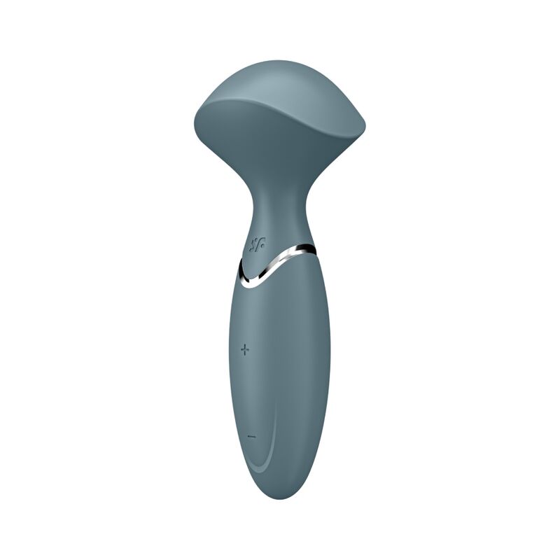 Satisfyer Mini Wand-er Grey - Vibrador Compacto Recargable