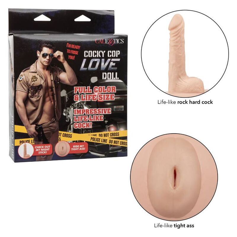 Calexotics Cocky Cop Love Doll - Muñeca Hinchable