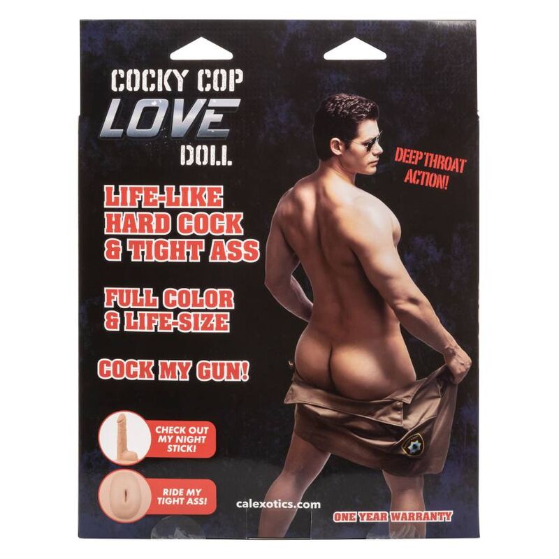 Calexotics Cocky Cop Love Doll - Muñeca Hinchable
