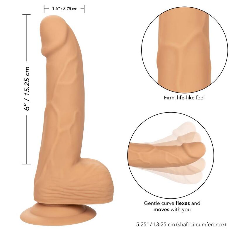 CalExotics Silicone Studs - Dildo de Silicona 15,24 cm
