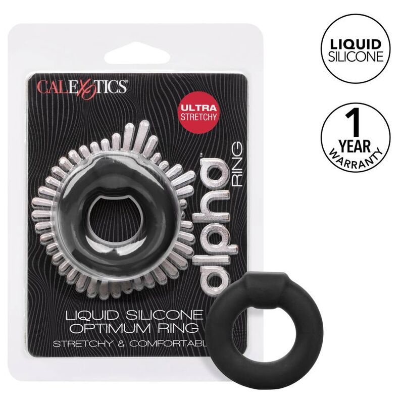 CalExotics Alpha Optimum Ring Black - Anillo de Placer