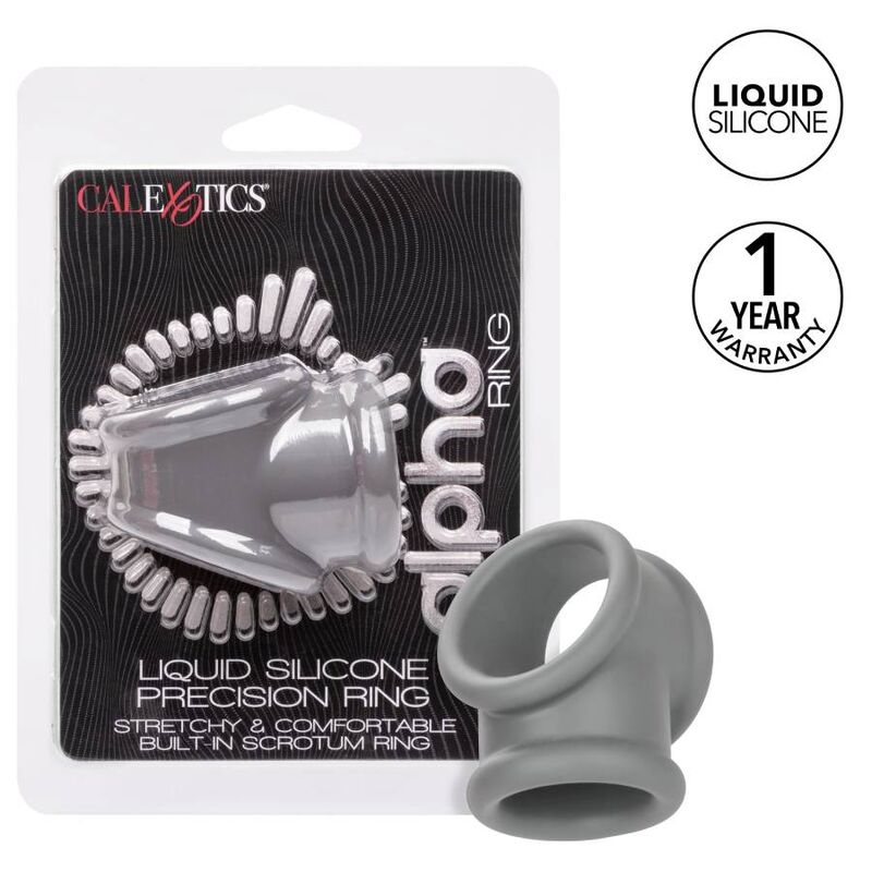 CalExotics Alpha Precision Ring Grey - Anillo Peniano