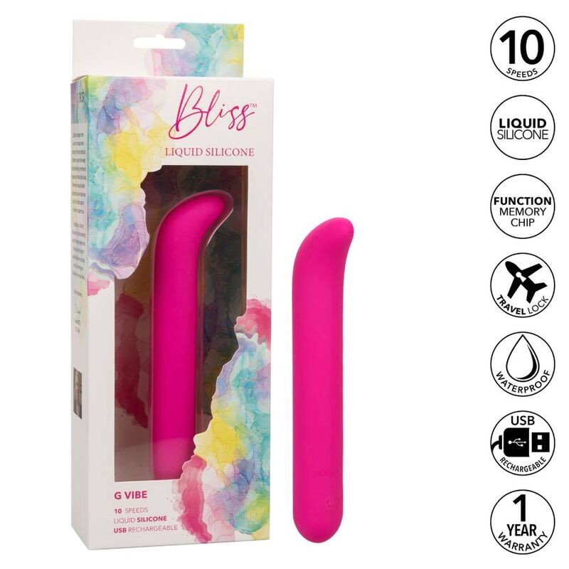 CalExotics Bliss G Vibe Pink - Vibrador de Diseño Ergonómico