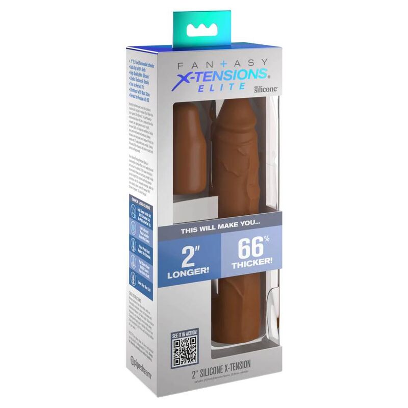 Fantasy X-Tensions Sleeve 20,32 cm + 5 cm Plug Caramelo