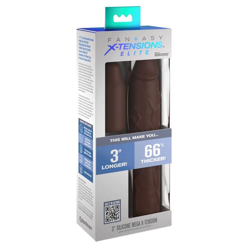 Fantasy X-Tensions Pipedreams Sleeve 22,86 cm + Plug 7,62 cm Marrón