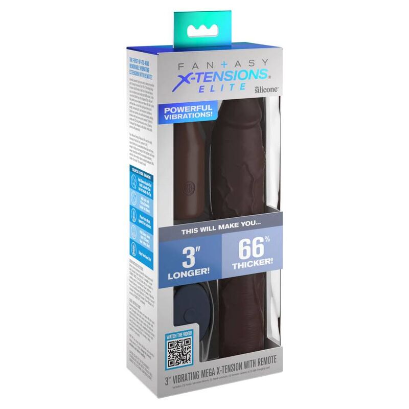 Fantasy X-Tensions Sleeve 22,86 cm + Plug 7,62 cm con Control Remoto
