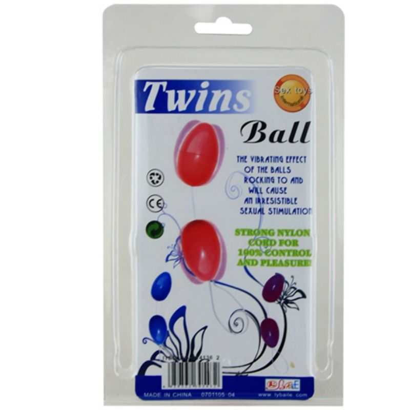 Baile Twins Balls Pink - Bolas Anales con Cuerda de Nylon
