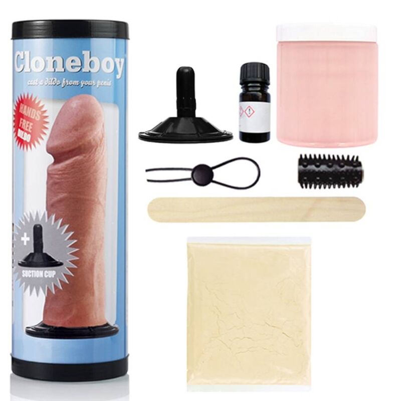 CLONEBOY Dildo & Suction Cap Rosa - Kit Clonador de Silicona Personalizado