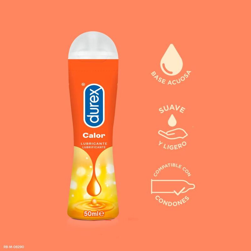 Durex Play Heat Effect Lubricante Íntimo 50 ml - Efecto Calor Activable