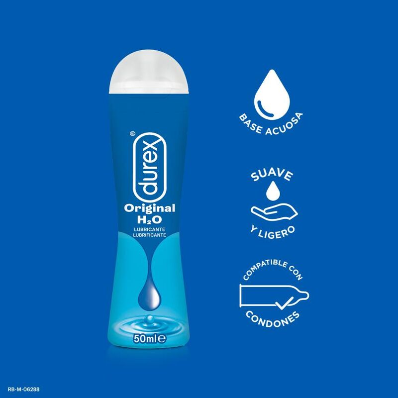 Durex Play Natural H2O Lubricante Íntimo 50 ml - Base Acuosa