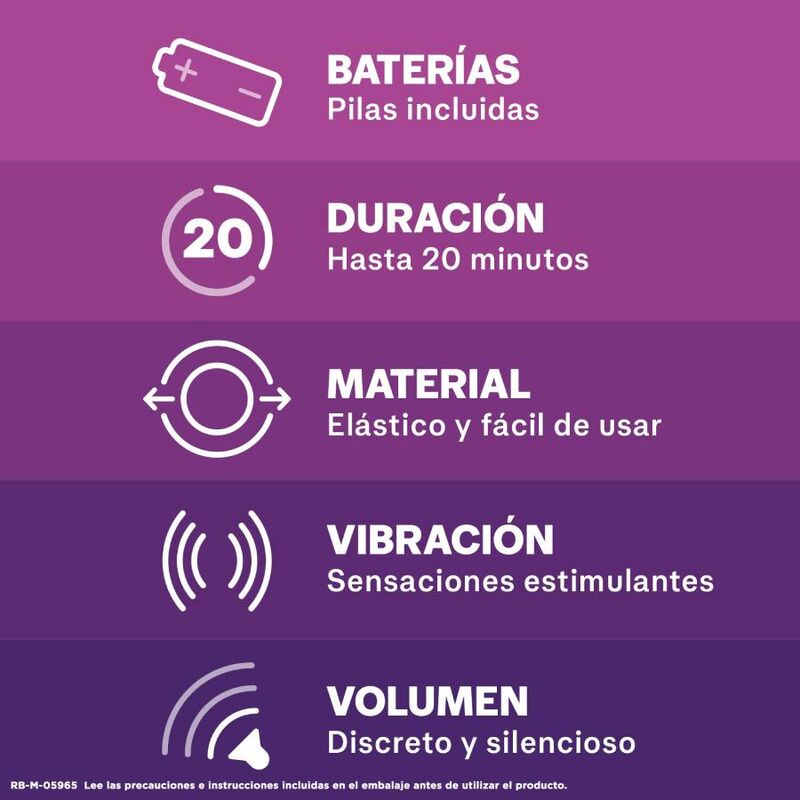 Durex Intense Orgasmic Vibrations - Anillo Vibrador para Parejas