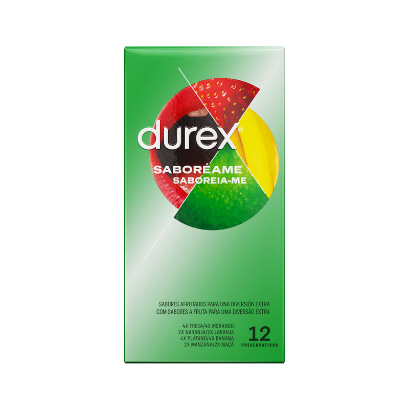Durex Saboréame - Preservativos Saborizados 12 Unidades