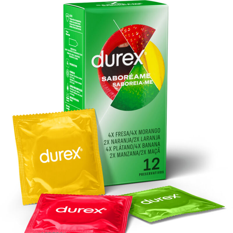 Durex Saboréame - Preservativos Saborizados 12 Unidades